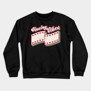 Retro Photographer Vintage Analog Vibes Crewneck Sweatshirt